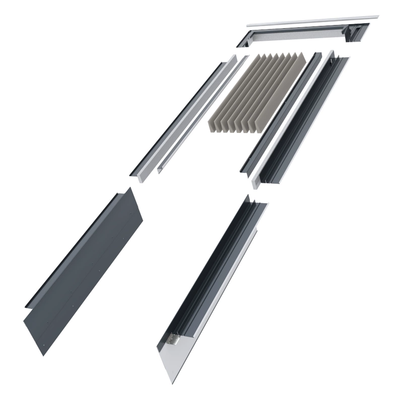 Kołnierz do okna tarasowego FAKRO EOV-T AX00 RAL 7016 78x140 uniwersalny