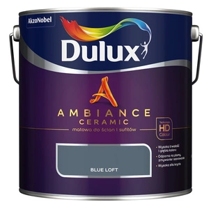 Farba do ścian i sufitów ceramiczna DULUX Ambiance Ceramic Blue Loft głęboki mat 2,5l