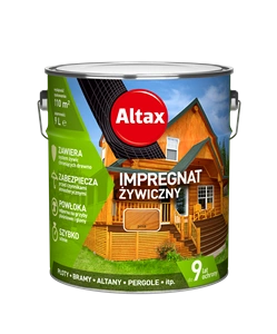 Impregnat do drewna ALTAX żywiczny pinia mat 9l