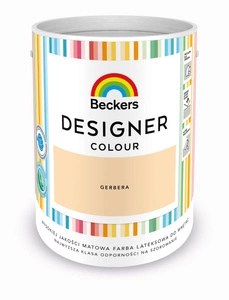 Farba do ścian i sufitów lateksowa BECKERS Designer Colour Gerbera mat 5l