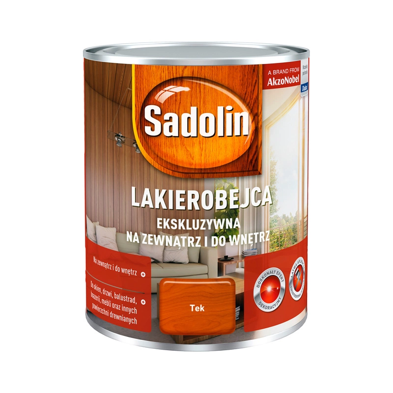 Lakierobejca do drewna SADOLIN Ekskluzywna Tek 0,75l