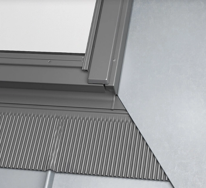 Kołnierz do okna dachowego DAKEA KSS 66x118 do pokryć na rąbek stojący