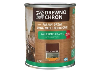 Lakierobejca do drewna DREWNOCHRON LAKIEROBEJCA 2W1 palisander satyna 0,75l