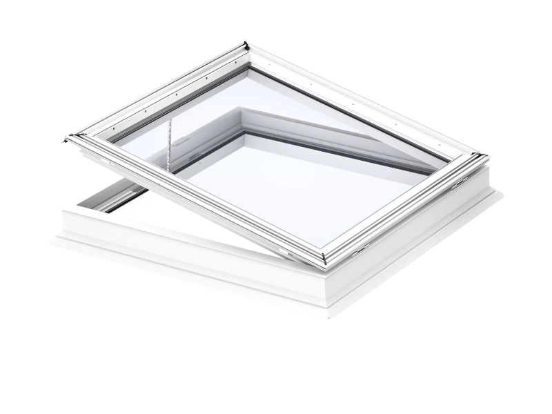 Okno do dachu płaskiego Velux CVP 120120 0673QV 120x120 2-szybowe otwierane elektryczne antywłamaniowe