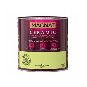 Farba do ścian i sufitów ceramiczna MAGNAT Ceramic zielony diament C41 mat 2,5l