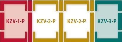 Kołnierz do okna dachowego Fakro KBV-3-PT RAL 7022 55x118 kombi moduł skrajny prawy do blachy panelowej