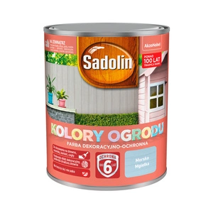 Farba dekoracyjno- ochronna do drewna SADOLIN KOLORY OGRODU Morska Mgiełka 0,7l