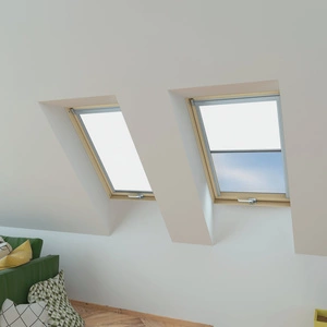 Roleta wewnętrzna do okna dachowego Fakro ARP-E24/001 78x118 rozpraszająca elektryczna