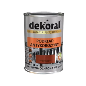 Podklad do stali DEKORAL PODKŁAD ANTYKOROZYJNY czerwony tlenkowy RAL 3009 10l
