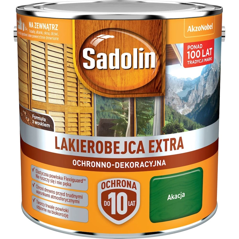 Lakierobejca do drewna SADOLIN EXTRA Akacja 2,5l