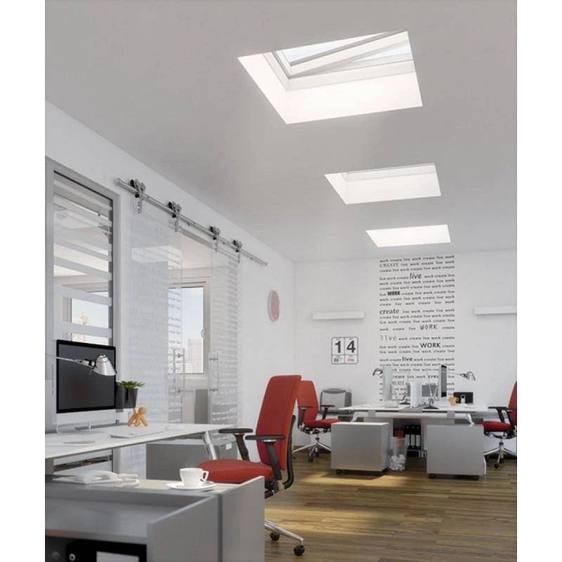 Okno do dachu płaskiego FAKRO DMF DU6 70x70 3-szybowe - wyprzedaż