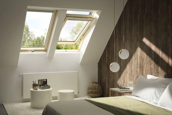 Okno dachowe Velux GLL MK06 1064B RAL 7043 78x118 3-szybowe drewniane