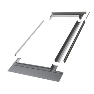 Kołnierz do okna dachowego Fakro KZV-2-P RAL 7022 114x118 kombi moduł środkowy do pokryć falistych