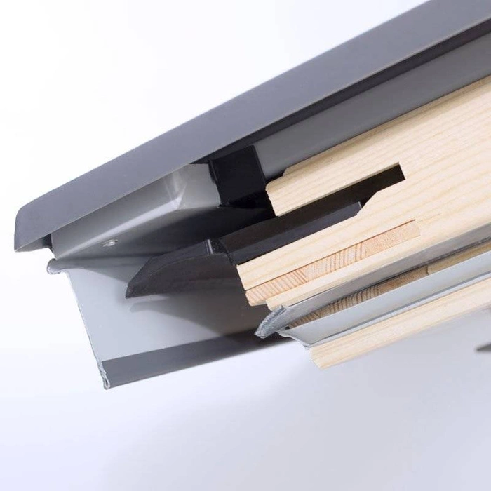 Okno dachowe RoofLITE+ Slim Pine DPY S6A B900 drewniane 2-szybowe 114x118 