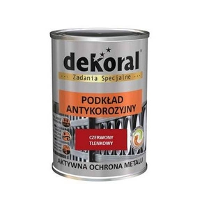 Podkład do stali DEKORAL PODKŁAD ANTYKOROZYJNY czerwony tlenkowy RAL 3009 5l