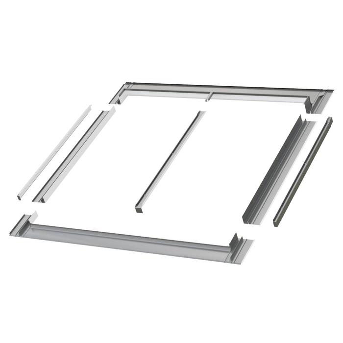 Kołnierz do okna dachowego Fakro ESV DUO 18 RAL 7022 78x160 do pokryć płaskich