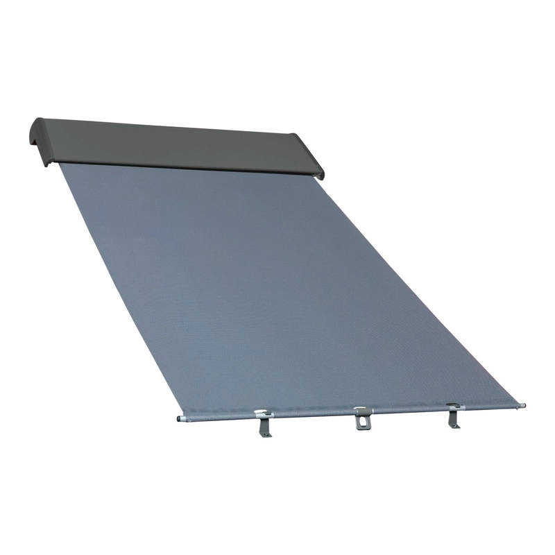 Markiza zewnętrzna do okna dachowego Fakro AMZ/089 RAL 7022 NEW 85x137 manualna