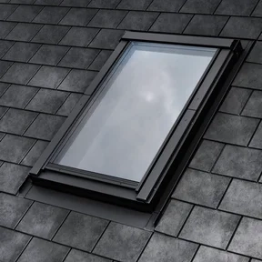 Kołnierz do okna dachowego ROOFLITE+ LSX M4A RAL 7043 78x98 do pokryć płaskich