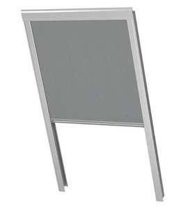 Roleta do okna dachowego ROOFLITE+ DUA U8A 4217 VL zaciemniająca grafitowa 134x140
