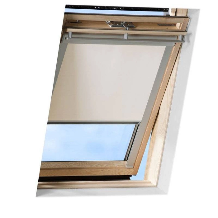 Roleta wewnętrzna do okna dachowego Velux DKL FK08 0705S 66x140 zaciemniajaca manualna