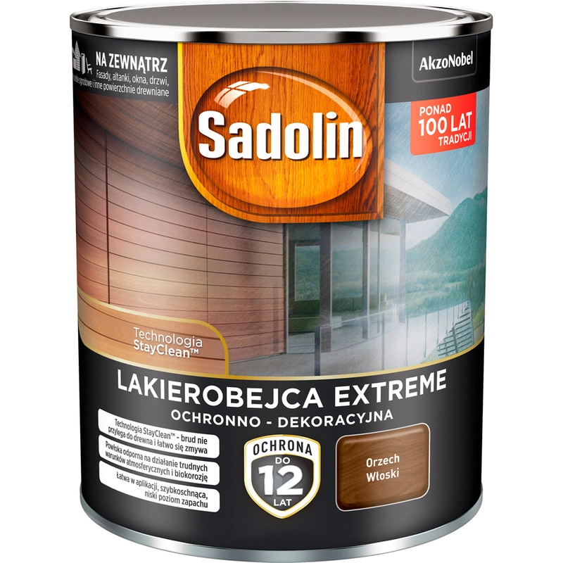 Lakierobejca ochronno- dekoracyjna SADOLIN EXTREME Orzech Włoski 0,7l