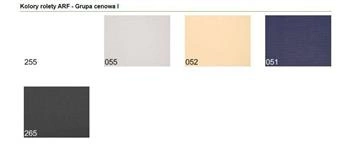 Roleta wewnętrzna do okna dachowego Fakro ARF-E24/055 78x98 zaciemniająca elektryczna