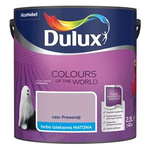 Farba do ścian i sufitów lateksowa Dulux Kolory Świata Czar Prowansji mat 2,5L