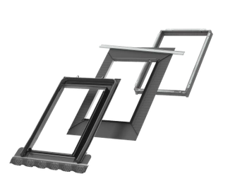 Kołnierz z BDX do okna dachowego Velux EDZ SK08 2000 114x140 do pokryć falistych - wyprzedaż