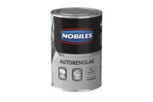 Farba do metalu NOBILES AUTORENOLAK STALOWY JASNY połysk 1l
