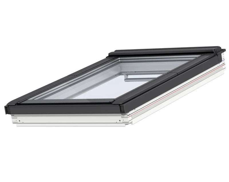 Okno dachowe Velux GBL MK08 2015 78x140 3-szybowe drewniane do niskiego kąta nachylenia dachy