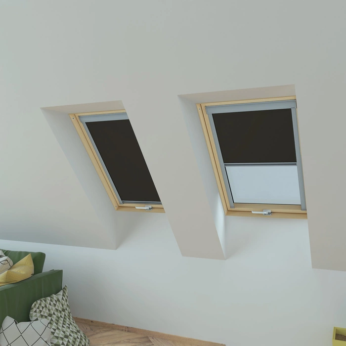 Roleta wewnętrzna do okna dachowego Fakro ARP/220 55x78 rozpraszająca manualna
