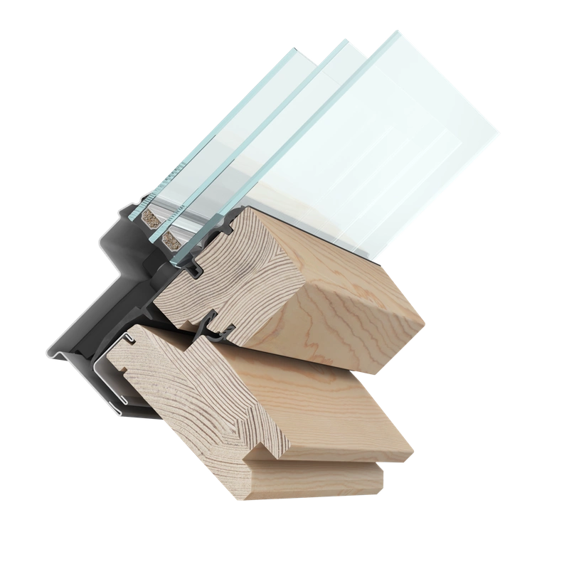 Zestaw okno dachowe MAGNETIC NEO + kołnierz + roleta solarna 78x140