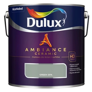 Farba do ścian i sufitów ceramiczna DULUX Ambiance Ceramic Green Spa głęboki mat 2,5l
