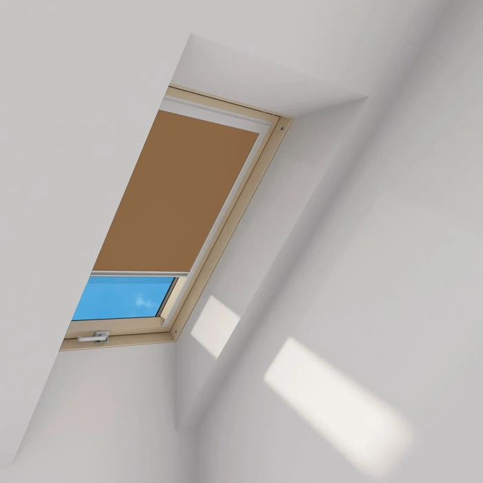 Roleta wewnętrzna do okna dachowego Fakro ARP Z-W/242 78x140 rozpraszająca elektryczna