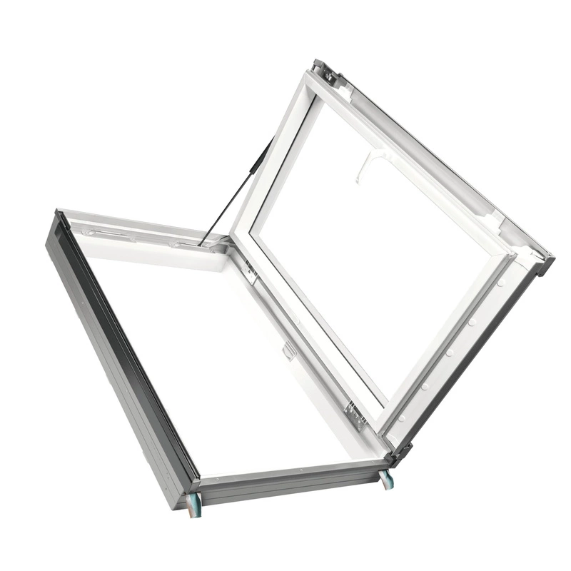 Okno dachowe wyłazowe Fakro PWP U5 RAL 7022 78x98 3-szybowe PVC