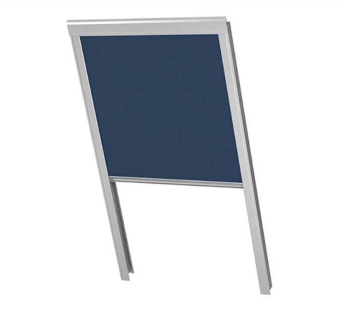 Roleta do okna dachowego ROOFLITE+ DUA M10A 4212 VL zaciemniająca granatowa 78x160