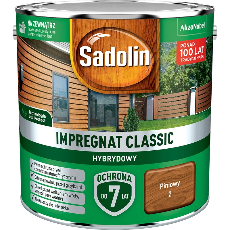 Impregnat do drewna SADOLIN Classic hybrydowy Piniowy 2,5l