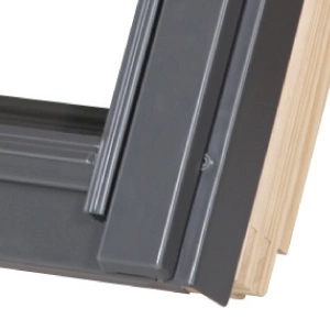 Zestaw okno dachowe MAGNETIC NEO DPY M8A B900 + kołnierz TFX falisty 2-szybowe RAL 7043 78x140