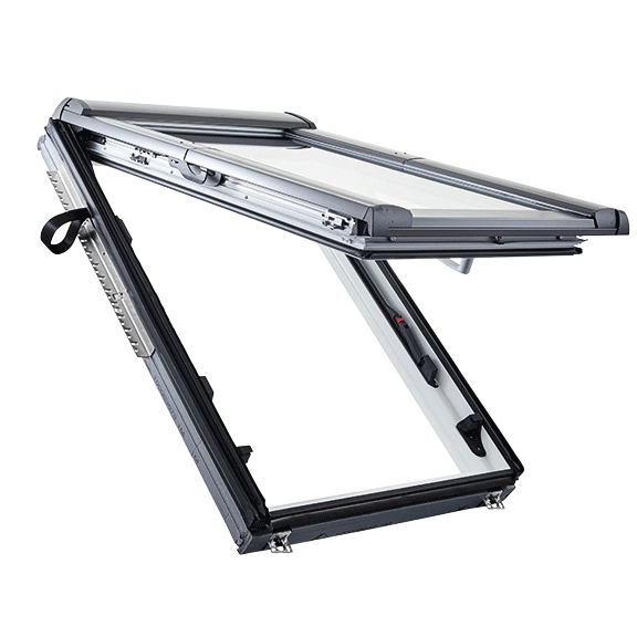 Okno dachowe ROTO Designo R86E Acoustic 54x98 3-szybowe PVC