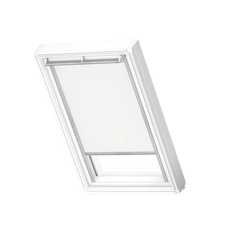 Roleta wewnętrzna do okna dachowego Velux DKL S04 1025S 114x98 zaciemniająca manualna
