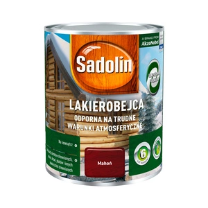 Lakierobejca do drewna SADOLIN Odporna na trudne warunki Mahoń 0,75l