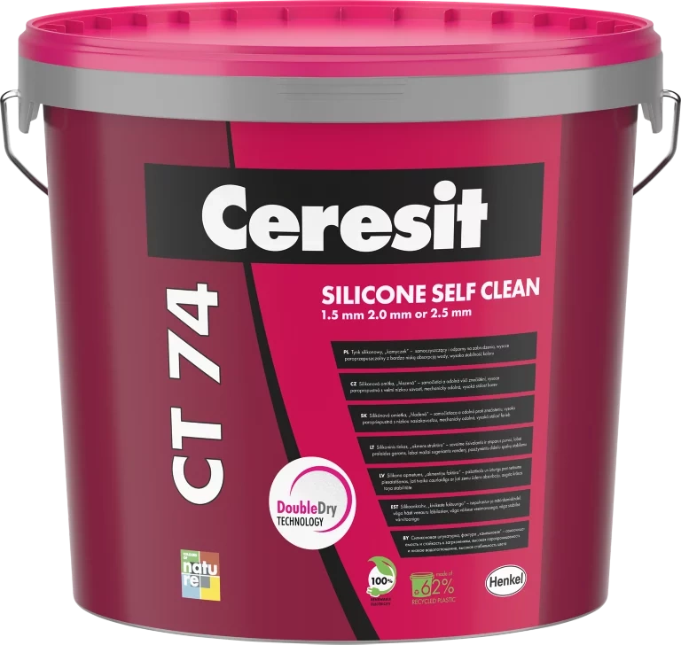 Tynk silikonowy CERESIT CT74 1,5mm 25kg TEXAS 5