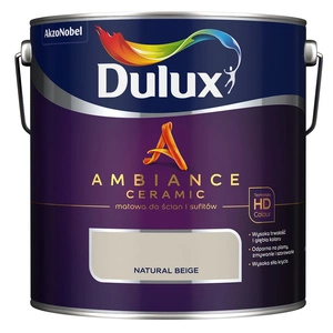 Farba do ścian i sufitów ceramiczna DULUX Ambiance Ceramic Natural Beige głęboki mat 2,5l