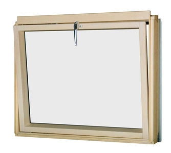Okno kolankowe Fakro BVP P5 RAL 7022 94x75 3-szybowe drewniane