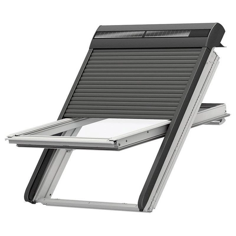 Roleta zewnętrzna do okna dachowego Velux SSL SK01 0000SA 114x70 solarna 