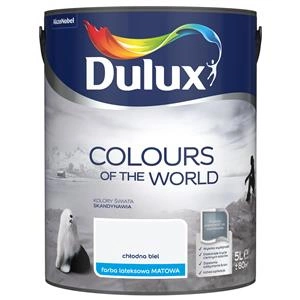 Farba do ścian i sufitów lateksowa Dulux Kolory Świata Chłodna Biel mat 2,5L