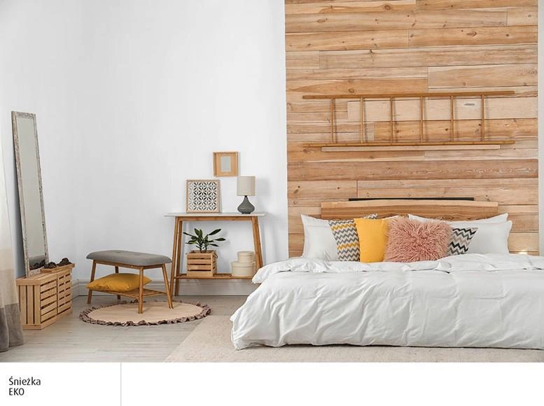 Farba do ścian i sufitów akrylowa ŚNIEŻKA EKO biała mat 1l