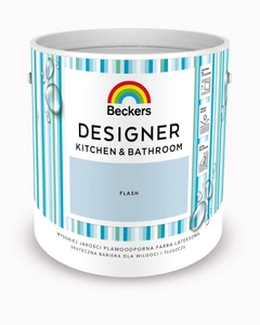 Farba do kuchni i łazienki lateksowa BECKERS Designer Kitchen&Bathroom Flash mat 2,5l NOWOŚĆ