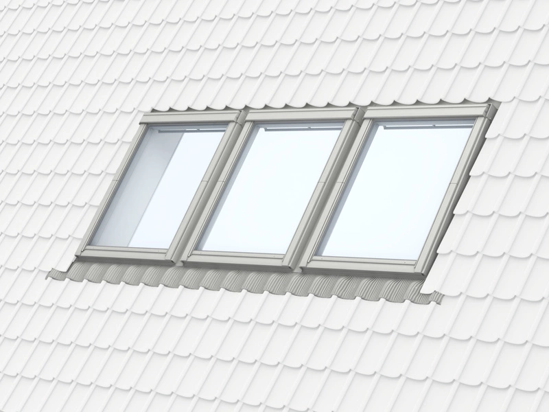Kołnierz do okna dachowego VELUX EKS FK08 2003M 66x140  kombi element prawy
