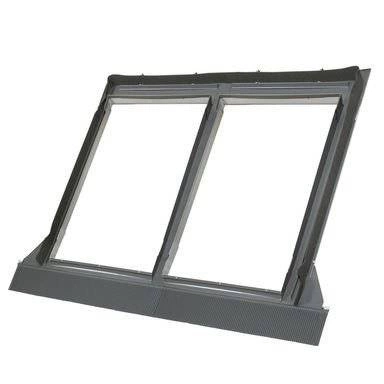 Kołnierz do okna dachowego ROOFLITE+ UCX F6A 2G RAL 7043 78x118 uniwersalny